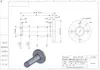 Montaje de Brida Articulada Flotante Tipo Brida Redonda Eje con Ranura para Anillo de Retención Pasador Voladizo 45# Núcleo de Eje WHE01