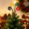 Bastón retorcido arcoíris de Navidad Adorno para árbol de Navidad Adorno de inserción de piruleta Inserto de Navidad Personalizado
