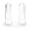 Cepillo de Dientes para Mascotas para Perros y Gatos, Dedales Desechables de Silicona con Caja Transparente, Protección de Encías, Limpieza de Aliento Fresco