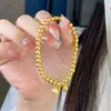 Nuevo Pulsera de Felicidad de Dos Mundos, Flor de Loto y Vaina de Loto, Regalo Elegante, Lujo Ligero, Moda Femenina Personalizada, Joyería de Mano Antigua