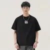 Camiseta de Manga Corta Seersucker de Seda de Hielo de Gama Alta de Secado Rápido para Hombre Verano 2026 Delgada Holgada Cuello Redondo Deportiva de Media Manga