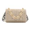 Bolso de Mano y Bolso Cruzado de Cadena Tejida de Moda, Bolso de Hombro Nuevo de Tendencia Primavera Temprana 2026, Bolso de Mujer de Tendencia Estilo Coreano