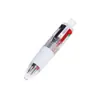 Atacado de fábrica mini caneta esferográfica 4 cores fofa estudante mini caneta multicolorida botão de pressão cor caneta para diário de bordo material de escritório