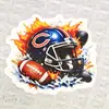 Parches de fútbol americano transfronterizos, llaveros deportivos DIY personalizados de moda, parches acrílicos