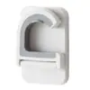 Gancho para mopa baño clip fuerte para escoba artefacto gancho adhesivo de pared sin perforaciones hebilla fija sin marcas estante de almacenamiento