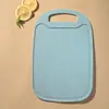 Tabla de cortar de paja de trigo, tabla de cortar para el hogar, tabla de cortar de plástico engrosado para frutas de cocina, dormitorio pequeño