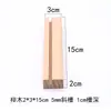 Soporte de Madera Maciza para Placas de Etiqueta-Placa de Etiqueta de Pie-Tablero de Exhibición de Precios para Panadería-Pastel Postre-Soporte de Madera Maciza-Etiqueta de Precio