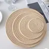 Posavasos Aislados Nórdicos Personalizados, Manteles Individuales, Salvamanteles de Cocina para el Hogar, Esteras Tejidas Aislantes del Calor, Vajilla, Tazas de Té de Tela