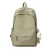 Mochila bordada de nicho da moda para alunos do ensino fundamental II e médio, alto valor estético, design simples, grande capacidade, mochila de viagem feminina