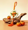 Ornamento Suspenso Tradicional Chinês Quatro Estações com Fragrância, Caixa de Presente com Fragrância Cítrica, Purificador de Ar para Carro, Pingente de Gesso para Fragrância de Ambiente, Lembrança