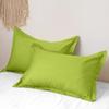 Funda de Almohada de Color Sólido Funda de Almohada Funda de Almohada Par Doble para Residencia Estudiantil Cómoda Transpirable Funda de Almohada Transfronteriza