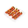 Brochetas de Bambú Desechables Fabricante Brochetas para Barriga Brochetas de Bambú para Barbacoa 20 cm Con Caja Pastel de Calabaza Shanghai Fábrica Grande