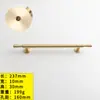 Ventas Directas de Fábrica Nórdico Lujo Ligero Latón Manija para Puerta de Gabinete Cajón Gabinete para Vinos Sencillo Oro Francés Manija de un Agujero