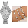 Comércio Exterior Mais Vendido Novo Tendência Quadrado Relógio Feminino Relógio Dourado Relógio Feminino Pulseira de Aço Relógio Feminino Fabricante em Estoque Atacado