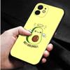 Funda para teléfono de aguacate lindo de dibujos animados para iPhone15