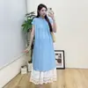 Moda de Verano 2024 para Maternidad, Nuevo Estilo Chino con Capas, Vestido Cheongsam de Temperamento Mejorado, Falda de Soporte para el Vientre