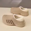 Nuevo estilo 2026, zapatos de algodón cálidos con forro de felpa para otoño e invierno, con forro engrosado, adecuados para uso interior y exterior, suela suave, antideslizantes, unisex, hechos de EVA