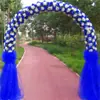 Arco de Flores para Casamento Arco de Flores de Seda Novo Modelo para Evento de Celebração de Inauguração de Loja Decoração de Arco de Casamento Arranjo de Flores Suporte de Flores