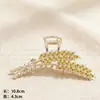 Nuevo Pasador de Flores de Amazon, Pinza de Garra de Tulipán de Alta Gama y Exquisita, Pinza de Tiburón de Girasol Estilo Coreano, Accesorio Grande para el Cabello