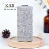 Hilo de algodón hueco de 2 mm hilo de algodón puro hilo de lana de algodón de leche tejido hilo fabricante de hilo material de hilo para tejer ganchillo DIY hecho a mano