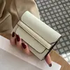 Porta-Cartões Feminino de Couro Genuíno Duas Camadas Couro Bovino Grande Capacidade Múltiplos Slots para Cartão Cor Pura Mini Porta-Cartões Nova Moda Carteira Simples