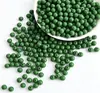 Cuentas Acrílicas Hechas a Mano 6mm-16mm Agujero Recto Color Sólido Bolas Redondas Accesorios Coloridos para DIY