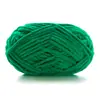 Bola de Nieve Chico Lindo Hecho a Mano DIY Tejido Chenilla Lana Gruesa Bufanda Tejida para Bebé Muñeca con Gancho Bolsa Hilo de Hielo