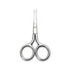 Tesouras Pontiagudas de Aço Inoxidável Personalizadas, Tesouras para Pelos do Nariz com Ponta Redonda, Tesouras para Aparar Sobrancelhas, Tesouras para Barba, Tesouras de Beleza, Ferramentas de Uso Comum Atacado