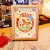 Marco Creativo de Pintura con Monedas de Cobre para el Año del Caballo 2026, Decoración de Buena Suerte para la Entrada, Regalo Creativo