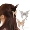 Accesorio para el Cabello Estilo Coreano Ins Pinza para Moño Completa de Diamante Mariposa Pinza para el Cabello Popular Transfronteriza Accesorio para el Cabello Mariposa Pinza para el Cabello