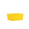 Cesta de plástico para armazenamento de diversos Little Yellow Duck, caixa retangular para mesa, pequena caixa de brinquedos de jardim de infância, armazenamento de lanches, recorte