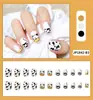 Parches de Uñas Desgastables Personalizados, Uñas Desgastables de Alta Gama, Parches de Uñas Cortos Pintados a Mano, Parches Desgastables para Manicura al por Mayor