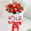 Ramo de frutas de lana tejida regalo de temporada de cumpleaños y graduación para amigos hombres y mujeres regalo creativo hecho a mano Día de San Valentín 520