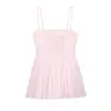 Transfronterizo Verano 2025 Nuevo Estilo Europeo y Americano Sexy Adelgazante Estampado de Flores Vestido de Popelina Falda de Tirantes