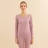 Roupa Térmica de Lã e Seda Conjunto Roupas de Outono e Calças com Forro de Fleece Espessada Outono e Inverno Masculino e Feminino Casal Atacado Cabelo