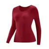 Conjunto Térmico de Otoño e Invierno Amigable con la Piel Cómodo Sin Costuras Ajustado Moldeador del Cuerpo Ropa Interior Capa Base