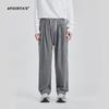 Pantalones Casuales de Pana Nuevos 2024 para Hombre Otoño Alta Gama Holgados Retro Rectos con Cordones