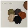 Gorro de Bebé Otoño e Invierno Delgado de Una Sola Capa con Protección para las Orejas ins Coreano Bebé Principios de Invierno Exterior Cálido Combinación Gorro de Punto