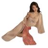 Série Estilo Chinês Binglioguo Clássico Dinastia Han Faixa de Barriga Lingerie Sexy Chiffon Transparente Puro Desejo Tentação Sexy Retrô
