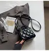 Bolsa Transversal com Padrão de Diamante para Mulheres, Nova Tendência 2026 Bolsa Quadrada Pequena Bordada, Bolsa de Mão Elegante com Toque de Luxo, Bolsa Estilo Lady Dior