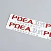 Etiqueta adhesiva sticker personalizado impresión impermeable PVC dragón plateado trefilado plateado sticker plateado mate plateado hecho a medida