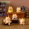 Micro Paisaje Creativo Lindo Gatito Gordito Figura Caja Ciega Decoración Casa de Muñecas Accesorios Coche Escritorio Adornos Pequeños