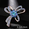 Broche de alta calidad para mujer, chaqueta, cárdigan, abrigo de traje, ramillete fijo antideslumbrante, pin de joyería versátil, seguridad para traje