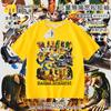 Tongtongge Homem Palito de Madeira Tungtungsahur Abstrato Estrangeiro Shanhaijing Camiseta de Manga Curta para Meninos Roupas Casuais Verão