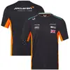 Roupas de Motociclismo de Corrida F1 Modelo Novo Transfronteiriças, Camiseta Respirável de Secagem Rápida com Gola Redonda e Manga Curta, Camisa de Trabalho Off-Road