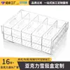 Caja de Acrílico Transparente para Puros con Tapa, Caja de Exhibición de Gran Capacidad, Caja de Almacenamiento Personalizada para Colección de Puros