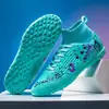Zapatos de Fútbol de Caña Alta Transfronterizos para Niños y Niñas, Tacos Tf para Adultos, Zapatos Deportivos Profesionales Transpirables Antideslizantes con Tacos Largos