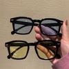 Nuevos Lentes de Sol Retro Estilo Coreano Lentes de Sol para Mujer Moda Personalizado Uña de Arroz Lentes de Sol Cuadrados Celebridad de Internet Mismo Estilo