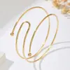 Anillo de Brazo Multicapa Geométrico Simple, Pulsera de Brazo con Diseño de Nicho Exagerado, Joyería de Mano Transfronteriza Europea y Americana Personalizada al por Mayor para Mujeres