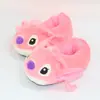 Juego de Animación Transfronterizo Accesorios de Dibujos Animados Pantuflas de Felpa para Interiores Pareja Hogar Cálido Pantuflas de Algodón Engrosadas Otoño e Invierno